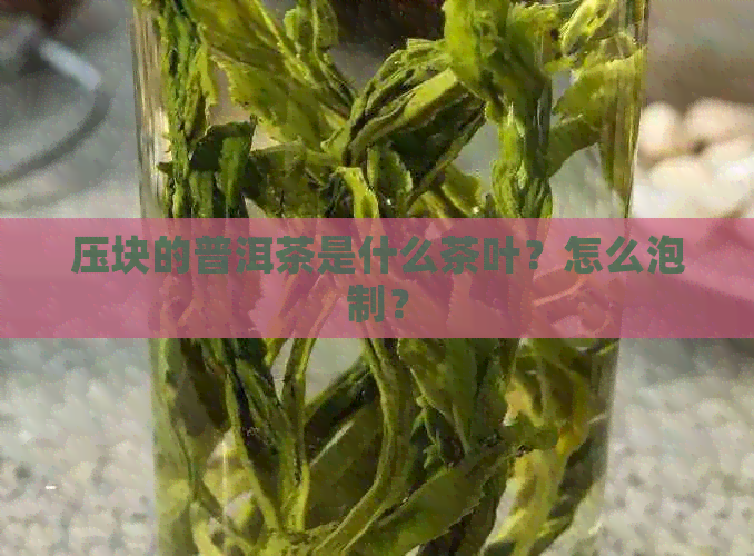 压块的普洱茶是什么茶叶？怎么泡制？