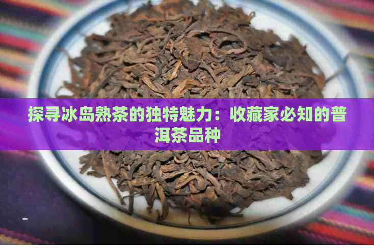 探寻冰岛熟茶的独特魅力：收藏家必知的普洱茶品种