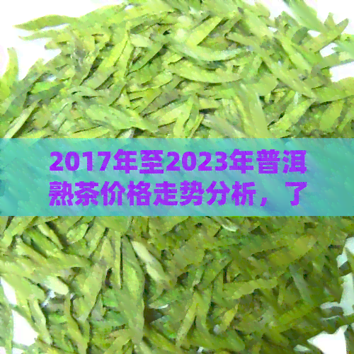 2017年至2023年普洱熟茶价格走势分析，了解市场行情及购买建议