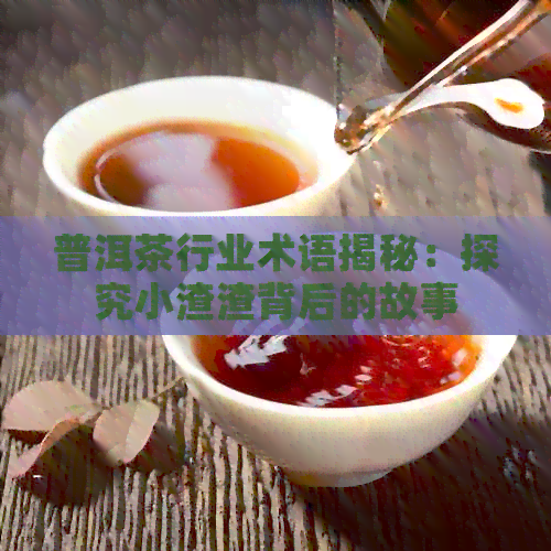 普洱茶行业术语揭秘：探究小渣渣背后的故事