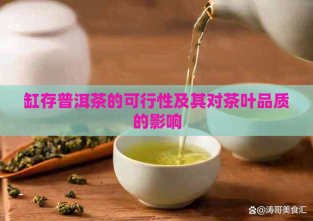 缸存普洱茶的可行性及其对茶叶品质的影响