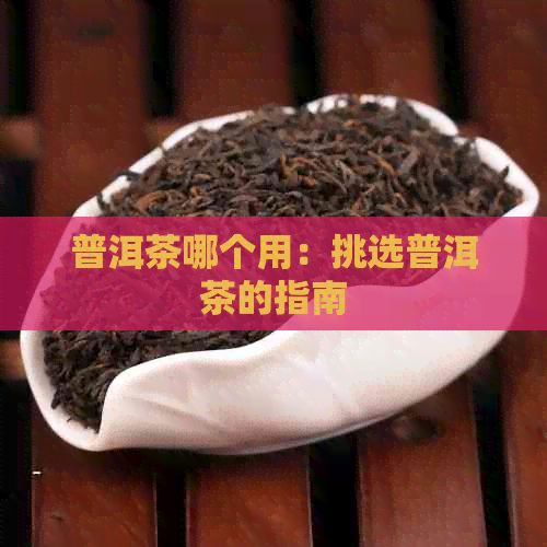 普洱茶哪个用：挑选普洱茶的指南