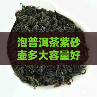 泡普洱茶紫砂壶多大容量好：投茶量与口感的完美匹配