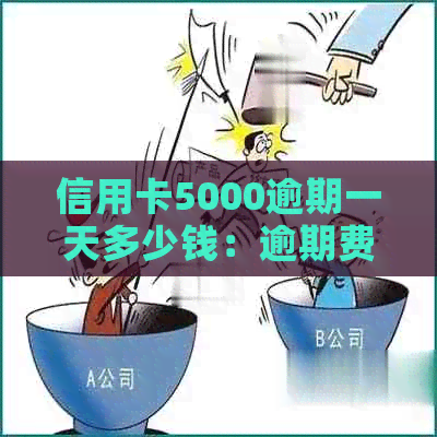 信用卡5000逾期一天多少钱：逾期费用及10天罚款计算方式