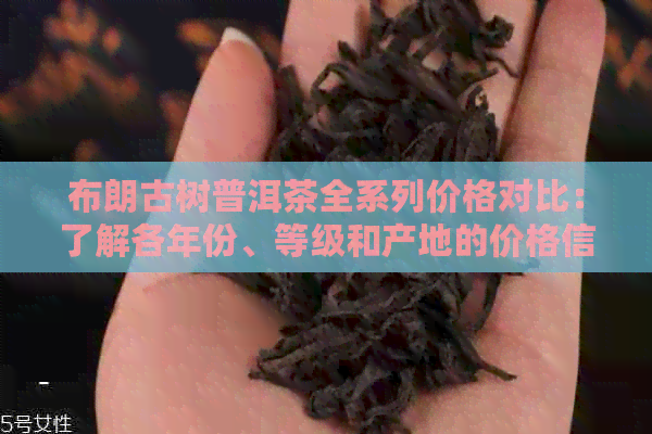 布朗古树普洱茶全系列价格对比：了解各年份、等级和产地的价格信息