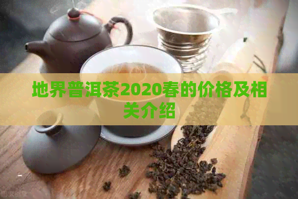 地界普洱茶2020春的价格及相关介绍