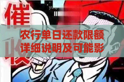 农行单日还款限额详细说明及可能影响因素