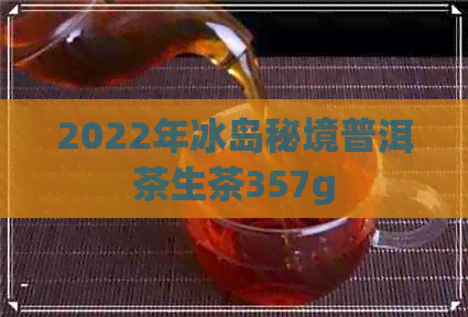 2022年冰岛秘境普洱茶生茶357g