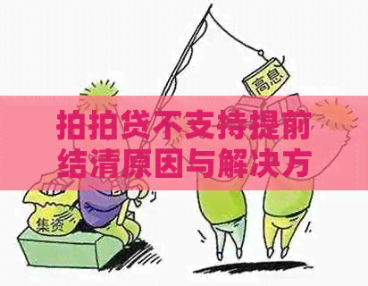 不支持提前结清原因与解决方法