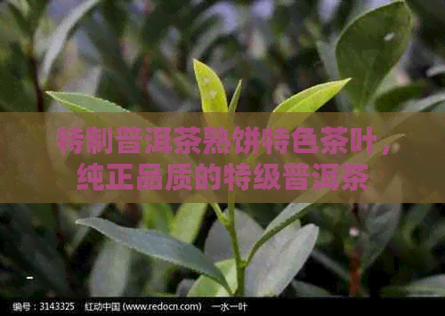 特制普洱茶熟饼特色茶叶，纯正品质的特级普洱茶