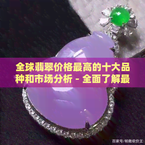 全球翡翠价格更高的十大品种和市场分析 - 全面了解最昂贵的翡翠