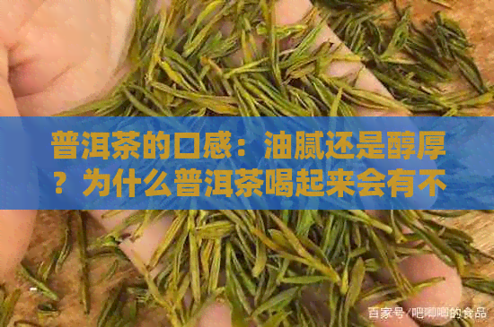 普洱茶的口感：油腻还是醇厚？为什么普洱茶喝起来会有不同感觉？