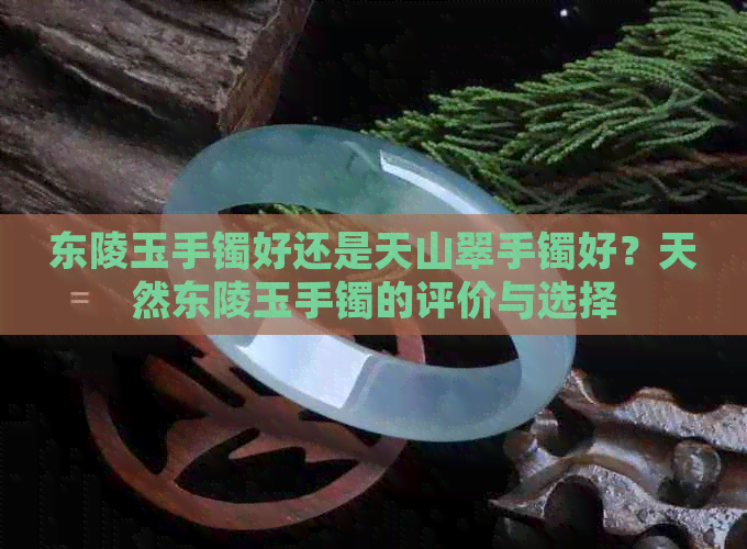 东陵玉手镯好还是天山翠手镯好？天然东陵玉手镯的评价与选择