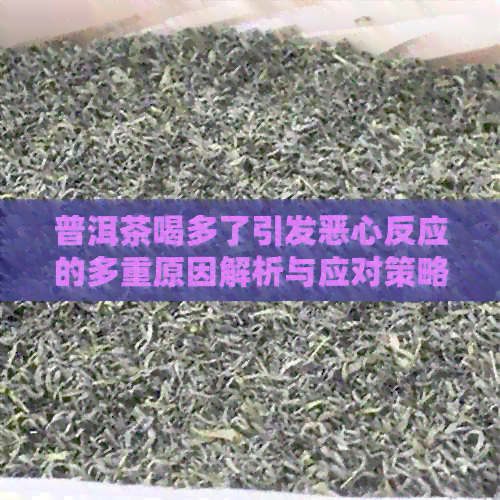 普洱茶喝多了引发恶心反应的多重原因解析与应对策略