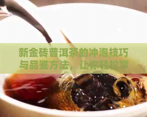 新金砖普洱茶的冲泡技巧与品鉴方法，让你轻松掌握如何弄开好茶