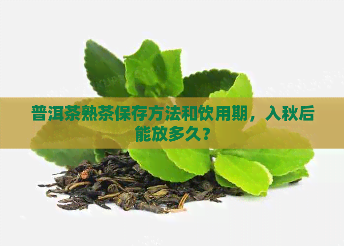 普洱茶熟茶保存方法和饮用期，入秋后能放多久？