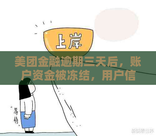 美团金融逾期三天后，账户资金被冻结，用户信息发出，分期还款计划被取消