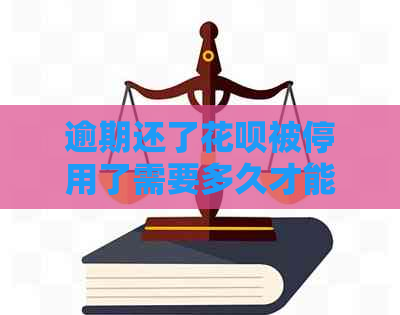 逾期还了花呗被停用了需要多久才能重新用花呗