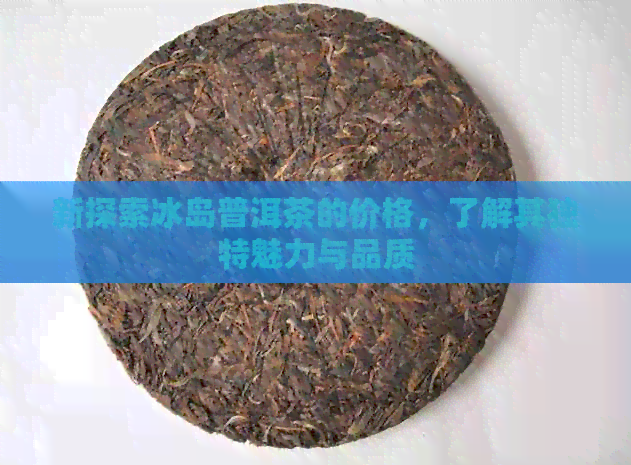 新探索冰岛普洱茶的价格，了解其独特魅力与品质