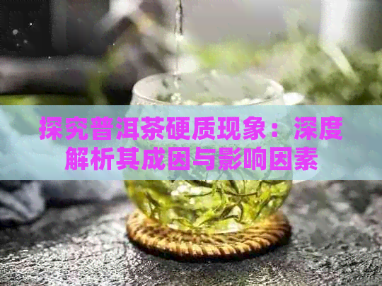 探究普洱茶硬质现象：深度解析其成因与影响因素