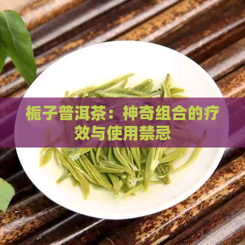 栀子普洱茶：神奇组合的疗效与使用禁忌