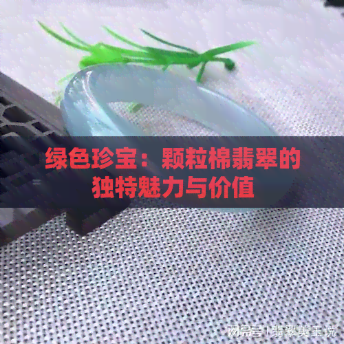 绿色珍宝：颗粒棉翡翠的独特魅力与价值