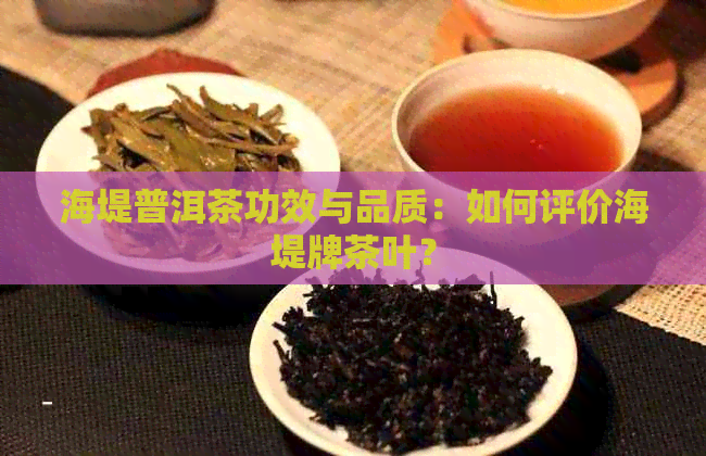 海堤普洱茶功效与品质：如何评价海堤牌茶叶？