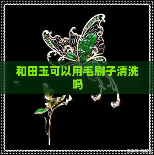 和田玉可以用毛刷子清洗吗