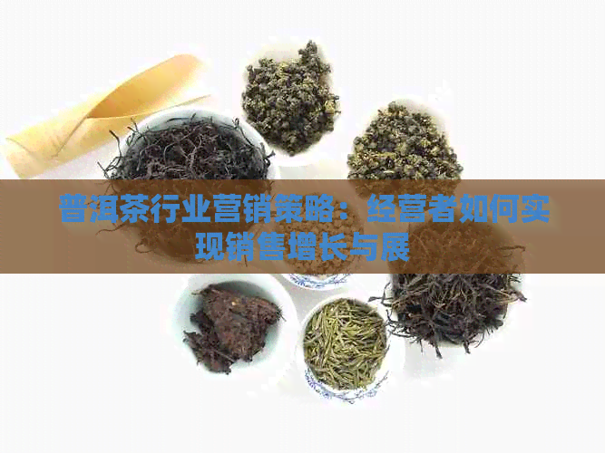 普洱茶行业营销策略：经营者如何实现销售增长与展