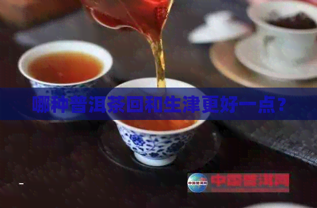 哪种普洱茶回和生津更好一点？