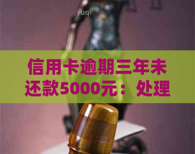 信用卡逾期三年未还款5000元：处理策略、影响及解决方案全面解析