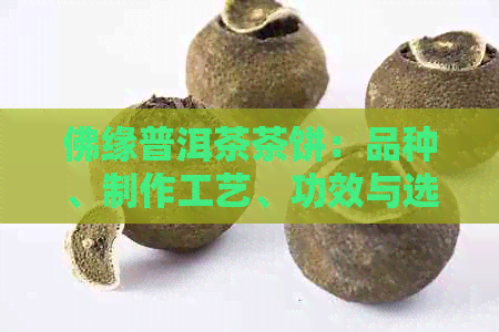 佛缘普洱茶茶饼：品种、制作工艺、功效与选购指南，一篇全面解答您的问题