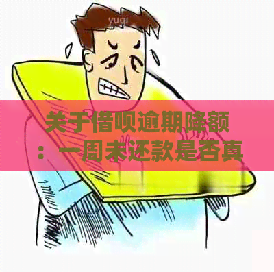 关于借呗逾期降额：一周未还款是否真实存在？解答疑惑并探讨影响因素