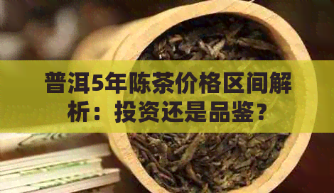 普洱5年陈茶价格区间解析：投资还是品鉴？