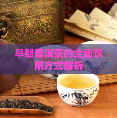 早期普洱茶的全面饮用方式解析