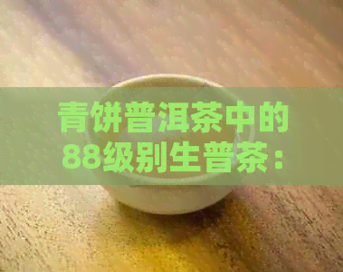 青饼普洱茶中的88级别生普茶：品味与品质的完美结合