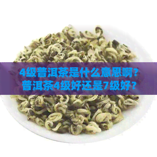 4级普洱茶是什么意思啊？普洱茶4级好还是7级好？