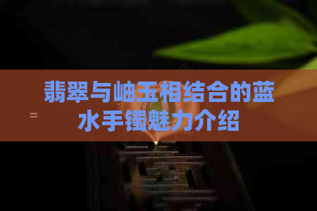 翡翠与岫玉相结合的蓝水手镯魅力介绍