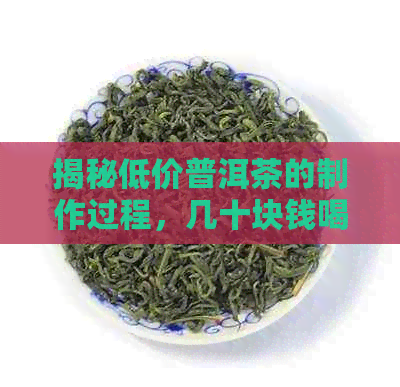 揭秘低价普洱茶的制作过程，几十块钱喝到的竟是这样的茶叶！