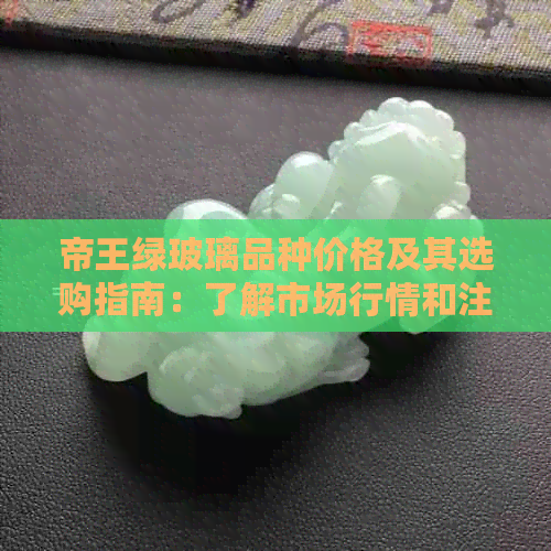 帝王绿玻璃品种价格及其选购指南：了解市场行情和注意事项