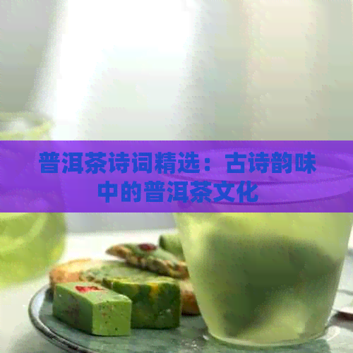 普洱茶诗词精选：古诗韵味中的普洱茶文化