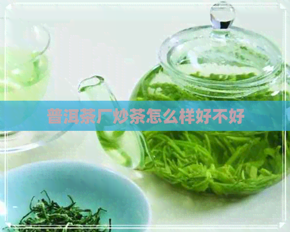 普洱茶厂炒茶怎么样好不好