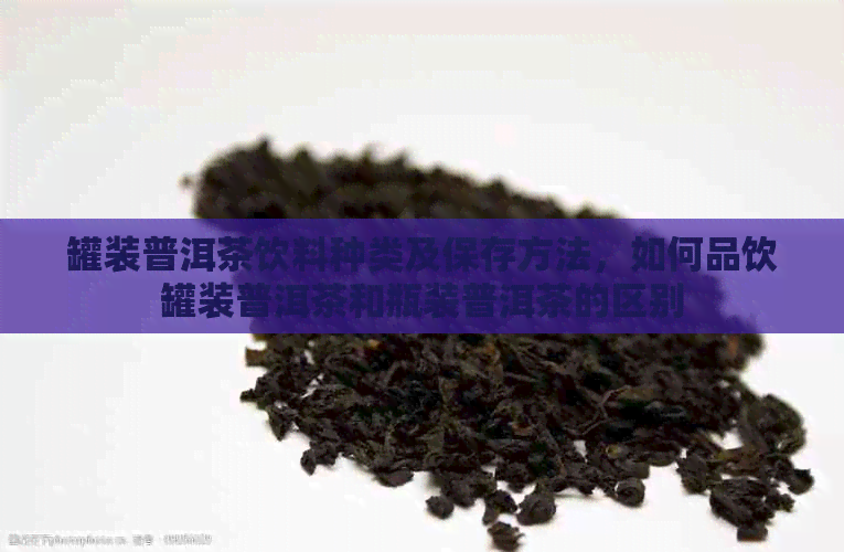 罐装普洱茶饮料种类及保存方法，如何品饮罐装普洱茶和瓶装普洱茶的区别