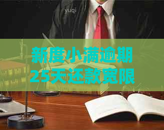 新度小满逾期25天还款宽限期长及其他可能的解决方案和影响分析