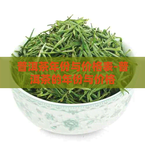 普洱茶年份与价格表-普洱茶的年份与价格