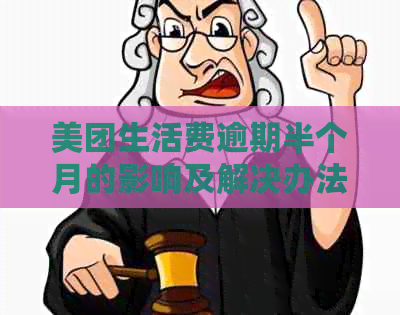 美团生活费逾期半个月的影响及解决办法：你了解多少？