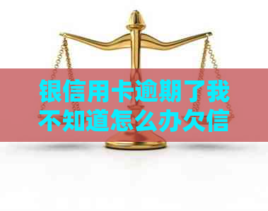 银信用卡逾期了我不知道怎么办欠信用卡钱逾期，自救办法及后果解析