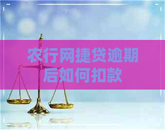 农行网捷贷逾期后如何扣款