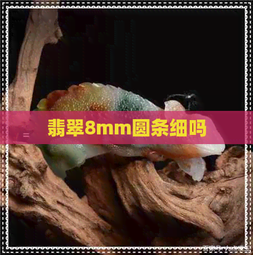 翡翠8mm圆条细吗