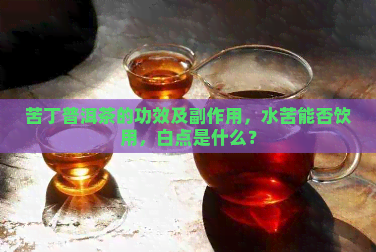 苦丁普洱茶的功效及副作用，水苦能否饮用，白点是什么？